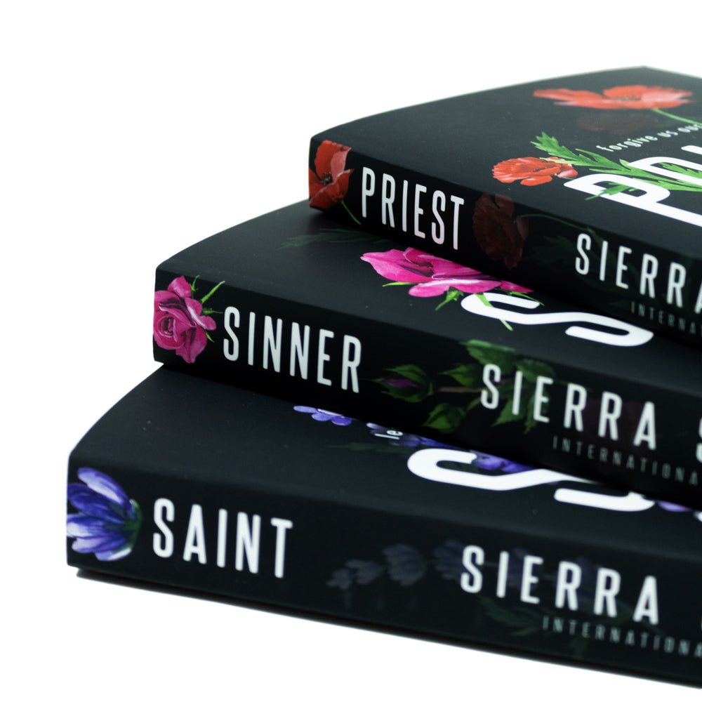 Sierra Simone Priest Trilogy – 3 Book Set | Steamy, Bestselling Romance Series for Adults: Priest, Sinner & Saint | Passion & Temptation