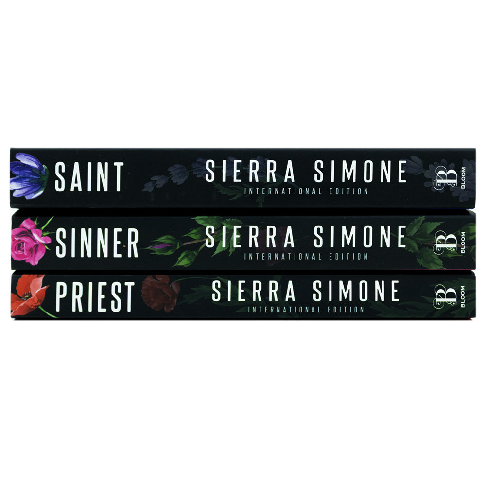 Sierra Simone Priest Trilogy – 3  Book Set | Steamy, Bestselling Romance Series for Adults: Priest, Sinner & Saint | Passion & Temptation