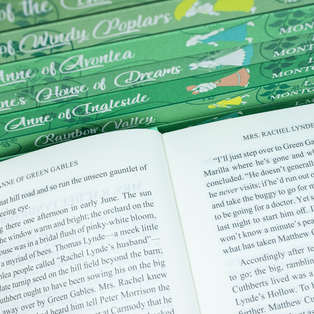 The Complete Collection Anne Of Green Gables 8 Books Hardcover Set - Classic Children's Literature, Adventure, Friendship, Imagination & More