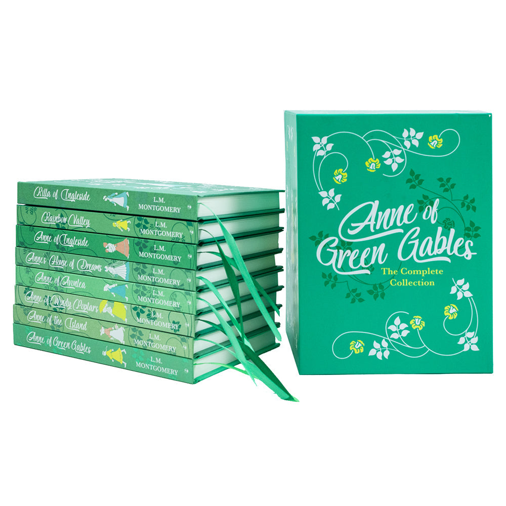 The Complete Collection Anne Of Green Gables 8 Books Hardcover Set - Classic Children's Literature, Adventure, Friendship, Imagination & More