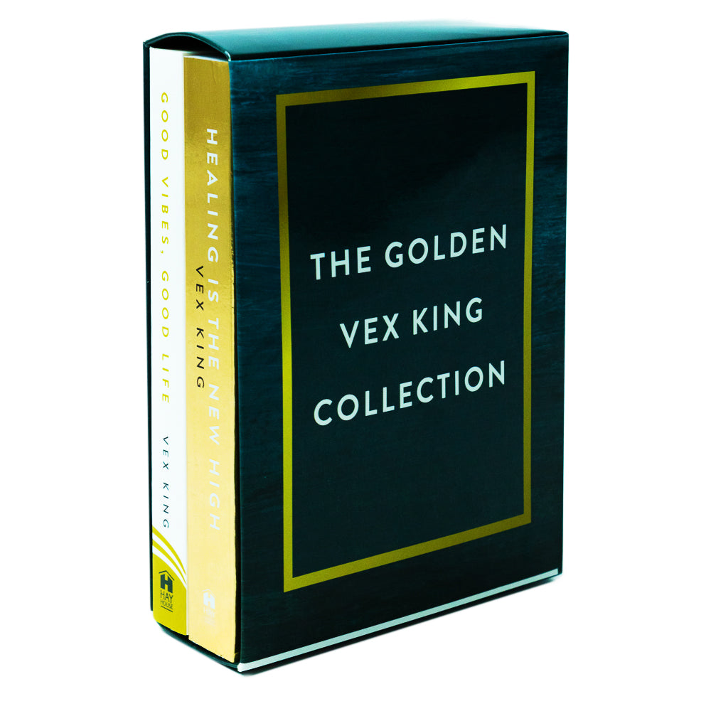 Healing Is the New High & Good Vibes, Good Life– 2 Book Collection by Vex King | Self-Help, Personal Growth, Mindfulness, Positivity & Empowerment Set