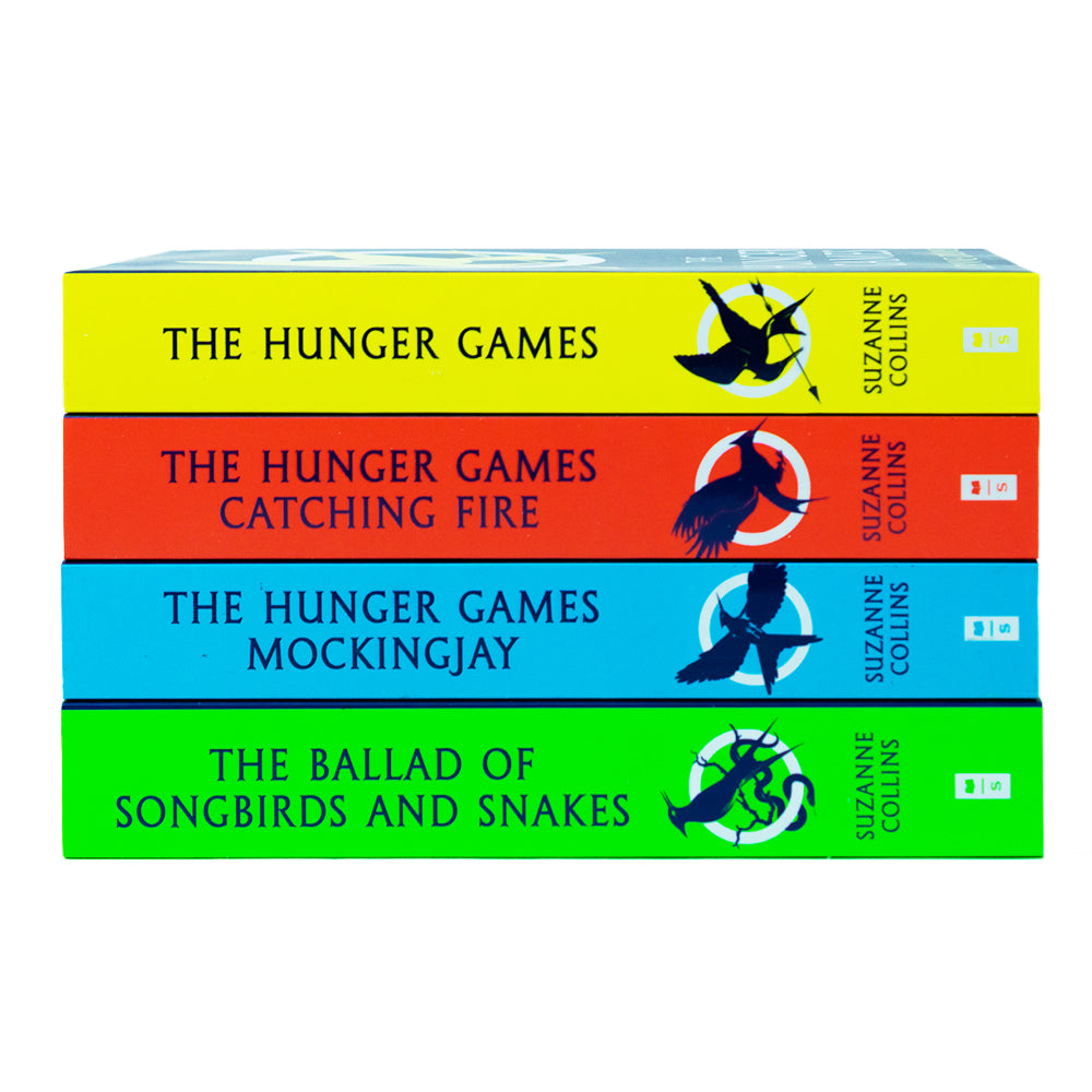 The Hunger Games 4-Book Set by Suzanne Collins | TikTok-Famous YA Fiction, Bestselling Dystopian Series, Adventure Reads for Teens (Paperback)
