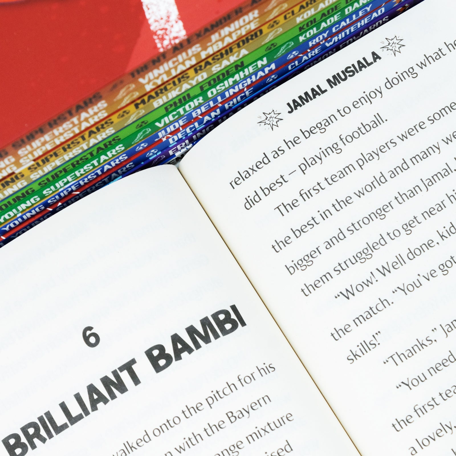 Football Young Superstars 12-Book Box Set | Inspiring Children's Sports Books on Jude Bellingham, Rashford, Mbappe, Haaland & More – Ages 12+