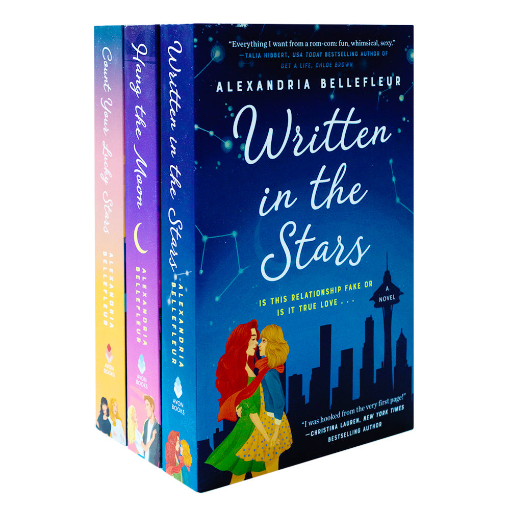 Written in the Stars 3-Book Collection by Alexandria Bellefleur – Includes Hang the Moon, Count Your Lucky Stars & More – Romance, Love, Emotions