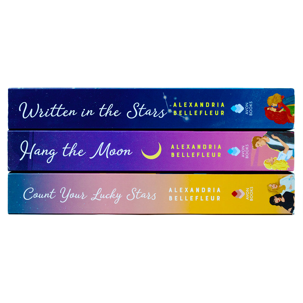 Written in the Stars 3-Book Collection by Alexandria Bellefleur – Includes Hang the Moon, Count Your Lucky Stars & More – Romance, Love, Emotions