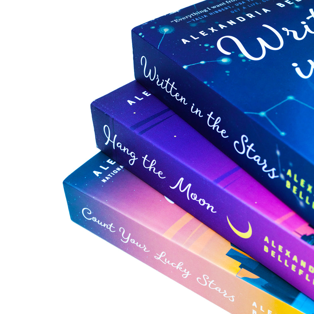 Written in the Stars 3-Book Collection by Alexandria Bellefleur – Includes Hang the Moon, Count Your Lucky Stars & More – Romance, Love, Emotions