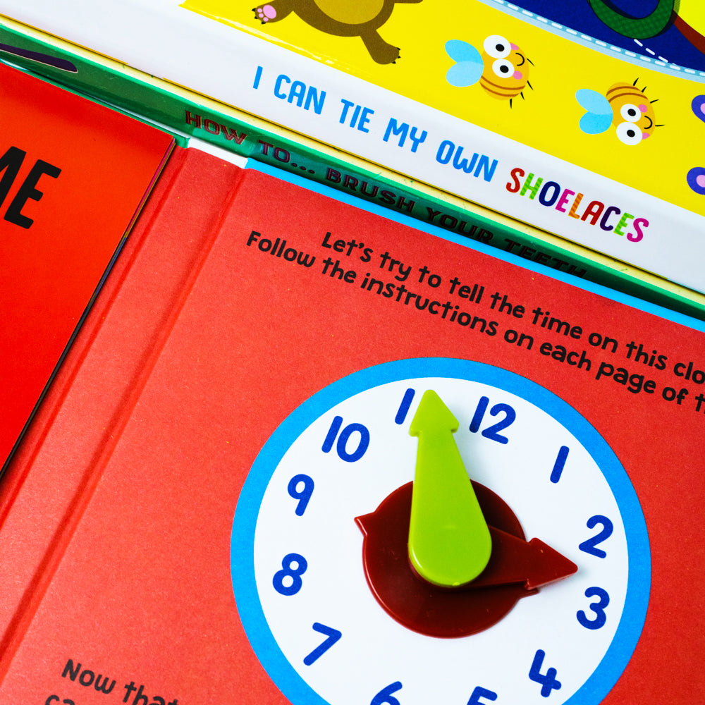 I Can Tell The Time, Tie My Own Shoelaces and How to Brush Your Teeth 3 Books Collection Set
