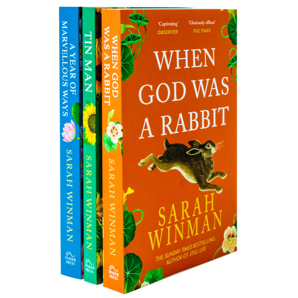 Sarah Winman 3 Paperback Book Collection– Tin Man, A Year of Marvellous Ways & When God Was a Rabbit | Emotional & Captivating Literary Fiction Novels