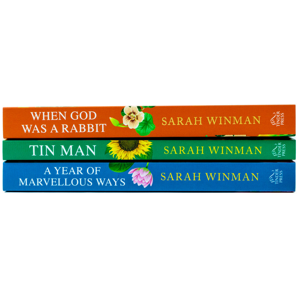 Sarah Winman 3 Paperback Book Collection– Tin Man, A Year of Marvellous Ways & When God Was a Rabbit | Emotional & Captivating Literary Fiction Novels
