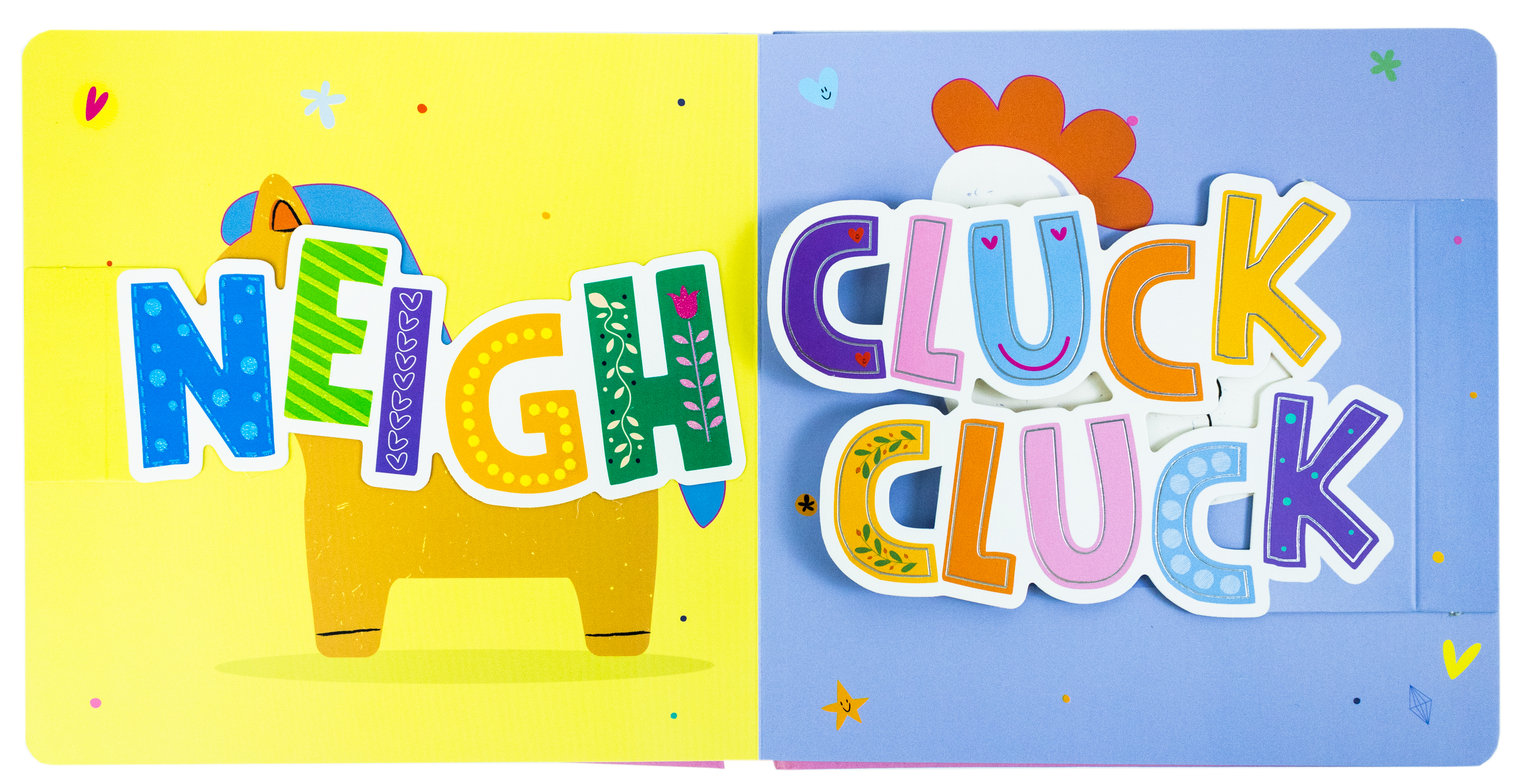 Sparkly Lift the Flaps Board book Collection 3 Book Set (Opposites, Vehicles, Animal Sounds)