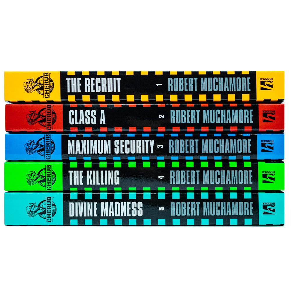 Cherub Series 1 Collection – Robert Muchamore 5 Books Set | The Recruit, Class A | Action-Packed Kids & Young Adult Spy Thrillers, Adventure Fiction