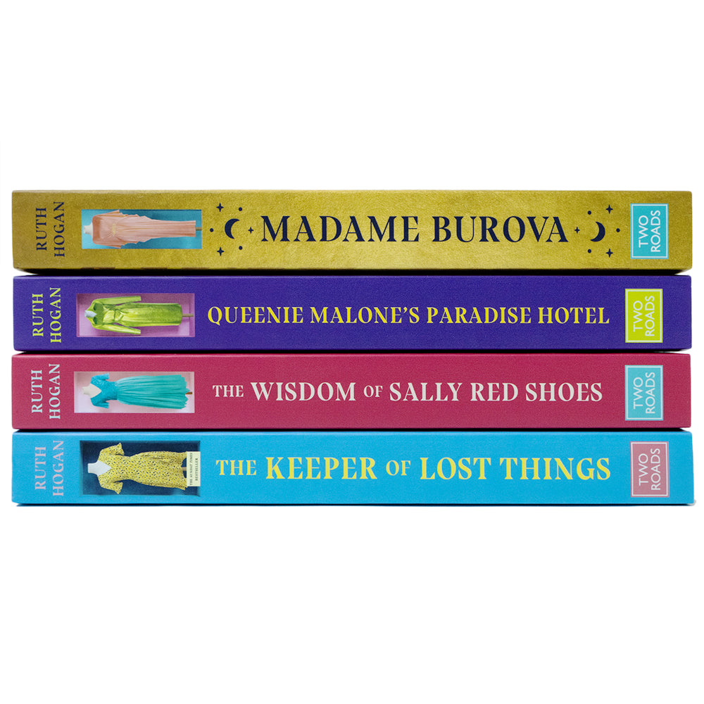 Ruth Hogan 4 Book Set– The Keeper of Lost Things, Sally Red Shoes, Queenie Malone & Madame Burova| Fiction, novels, storytelling, bestseller