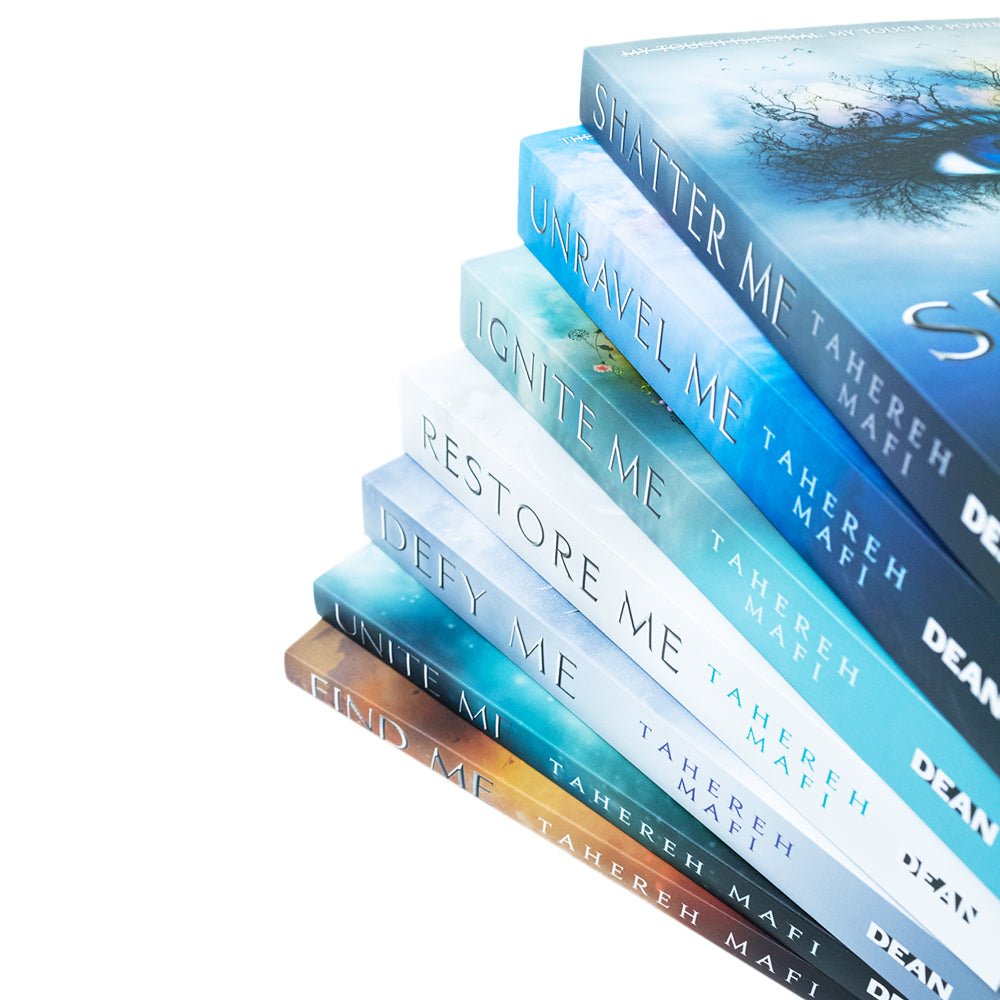 Shatter Me Series 7 Book Set by Tahereh Mafi |Bestselling YA Dystopian Romance, Teen Fiction, Adventure, Suspense & Love Story Collection