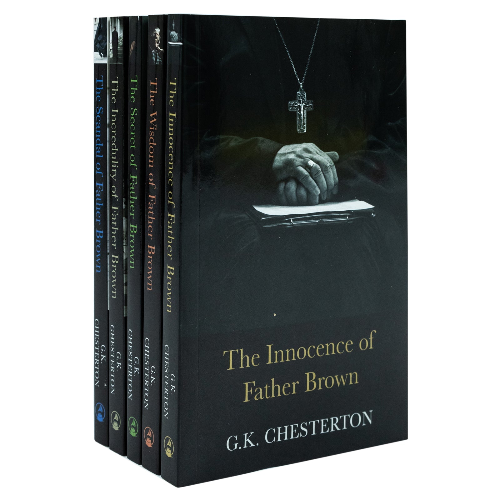 Father Brown Mysteries 5 Book Box Set by G.K. Chesterton | Classic Crime Fiction Series with Detectives, Suspense, Thrillers & Mystery Stories