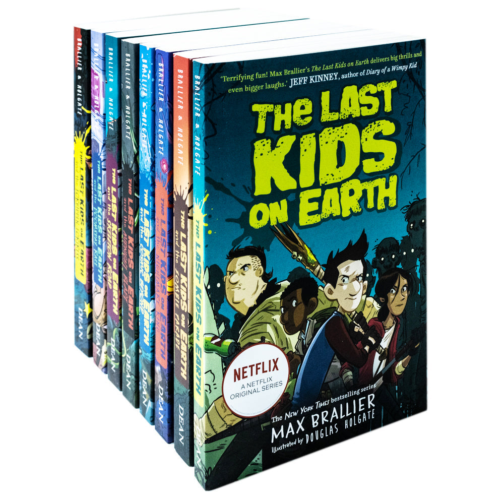 The Last Kids on Earth Series 1-8 Collection Set by Max Brallier | Fun Children's Adventure Books – Zombie Apocalypse, Action & Exciting Stories