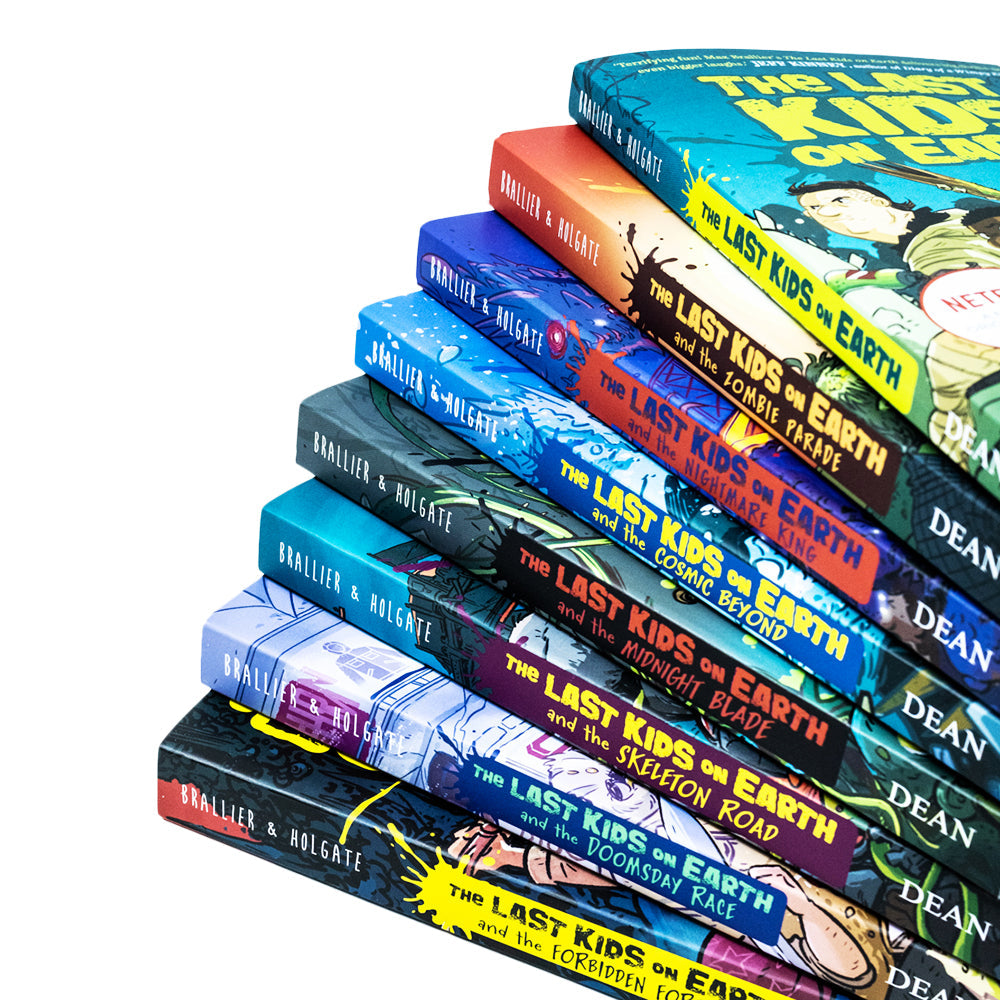 The Last Kids on Earth Series 1-8 Collection Set by Max Brallier | Fun Children's Adventure Books – Zombie Apocalypse, Action & Exciting Stories