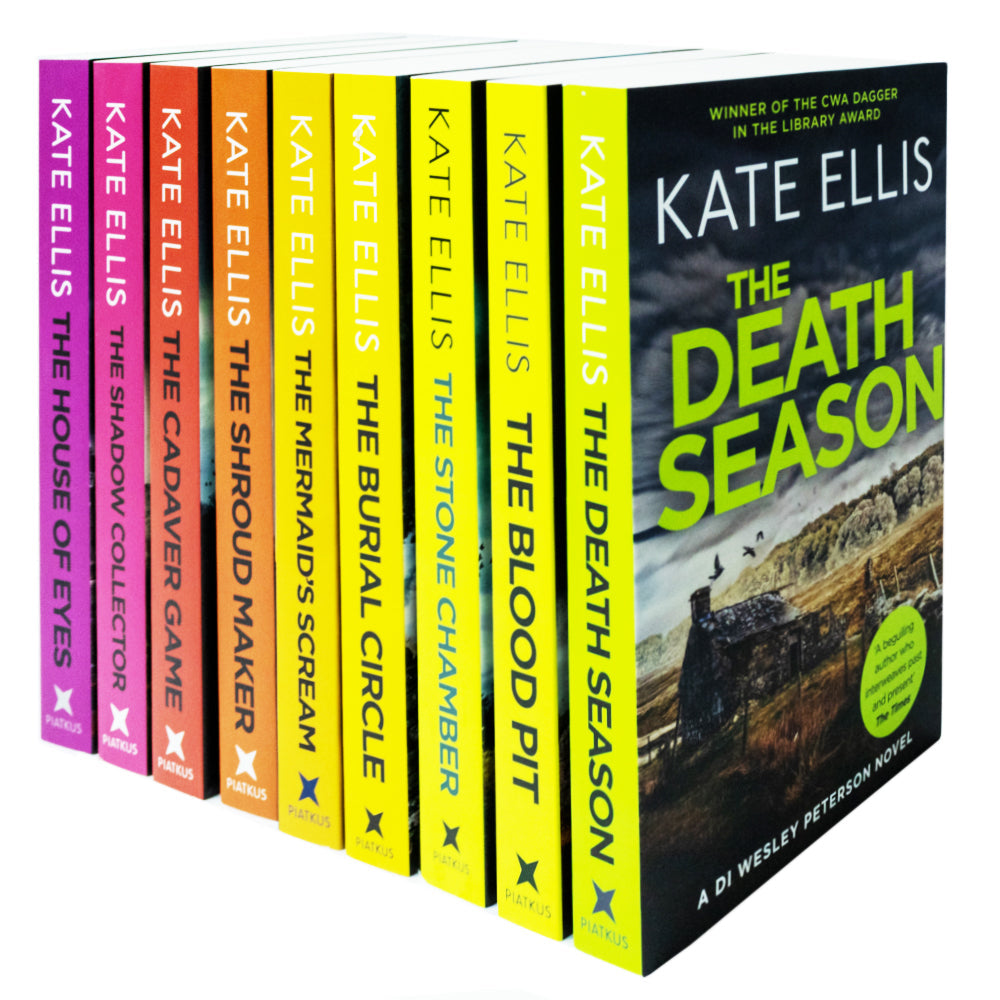 Kate Ellis Wesley Peterson Collection 9 Books Set (The Blood Pit, The Cadaver Game, The Shadow Collector, The Shroud Maker & More!)