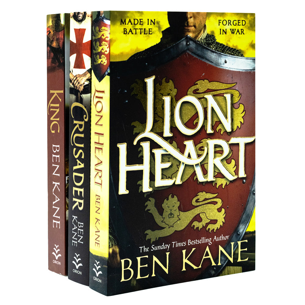 Richard the Lionheart Collection by Ben Kane – 3 Book Set Including Crusader, Lionheart & King – Epic Historical Fiction Full of War, Honor &Adventure