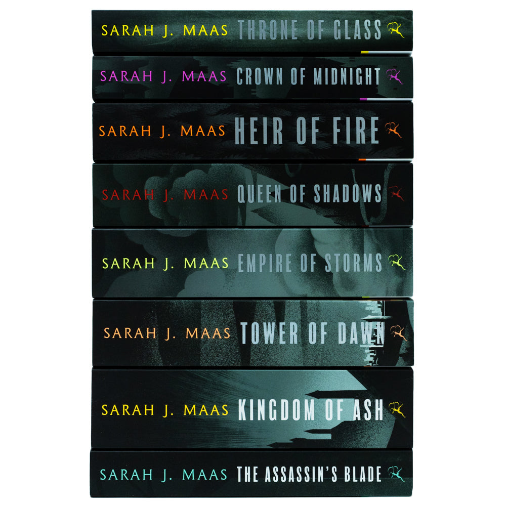 Throne Of Glass Series 8 Books Set Collection By Sarah J Maas