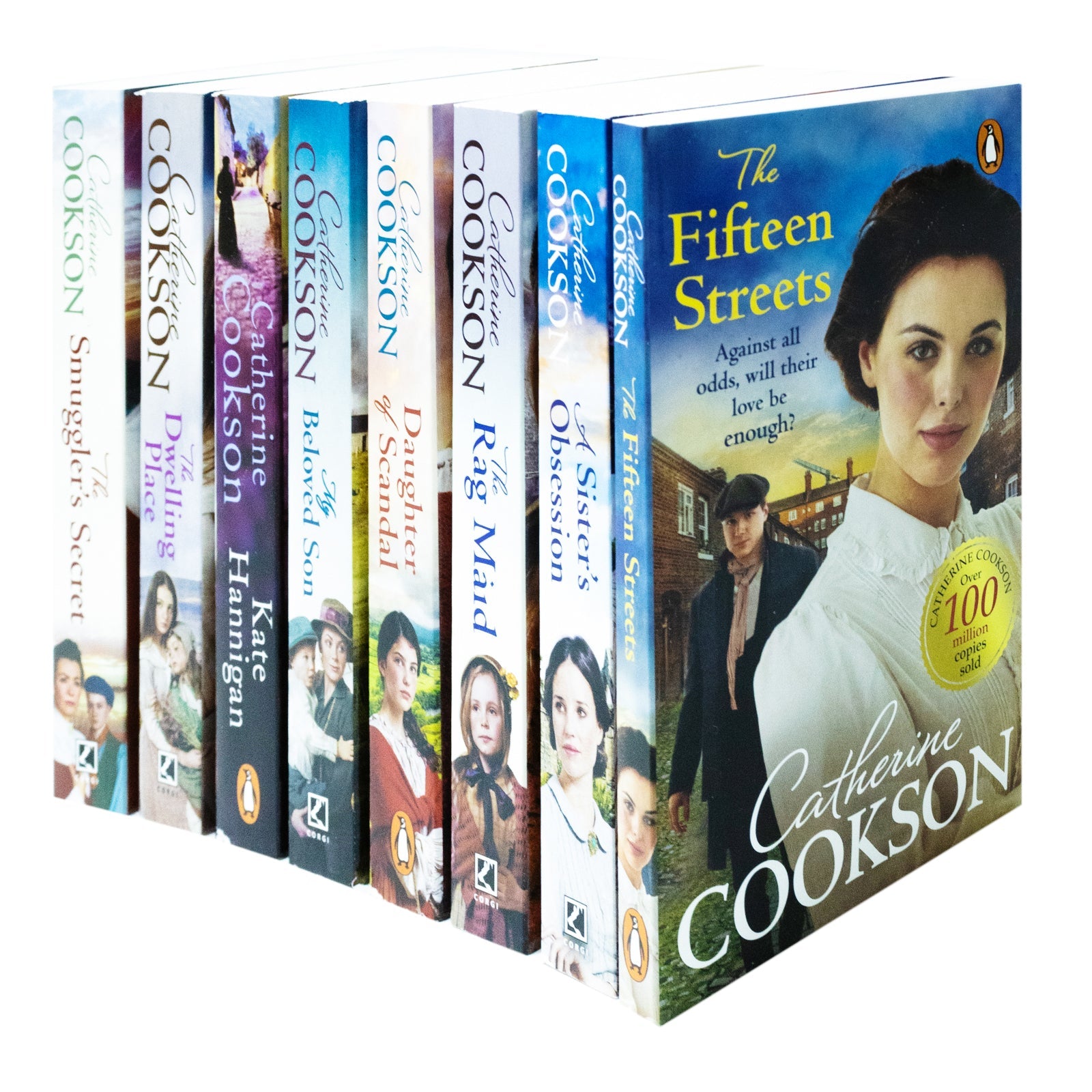 Catherine Cookson Collection 8 Book Set – My Beloved Son, The Dwelling Place, The Rag Maid, Kate Hannigan & More | Historical Fiction Books