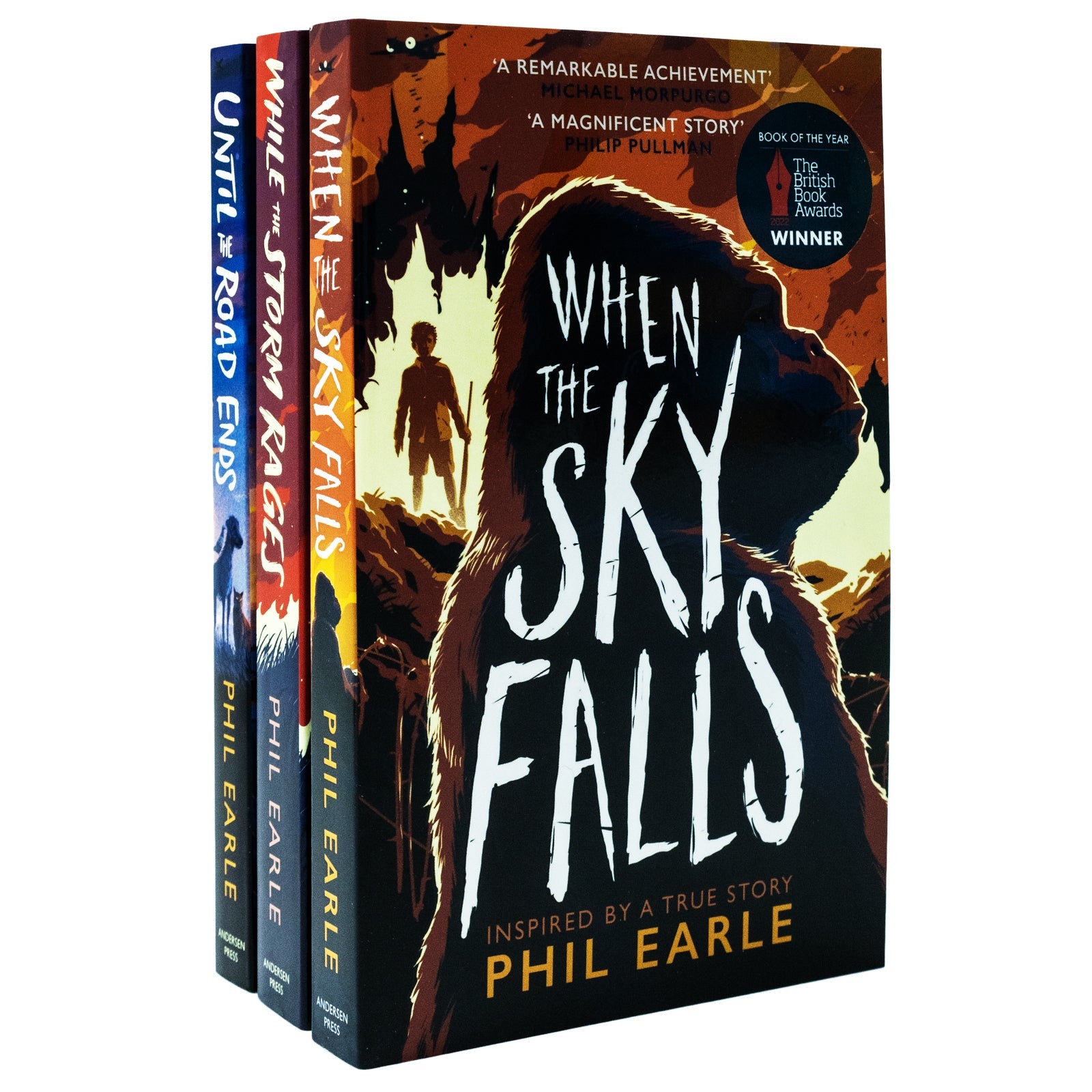 Phil Earle Collection 3 Book Set | Young Adult Fiction, Adventure & Drama | While the Storm Rages, Until the Road Ends, When the Sky Falls