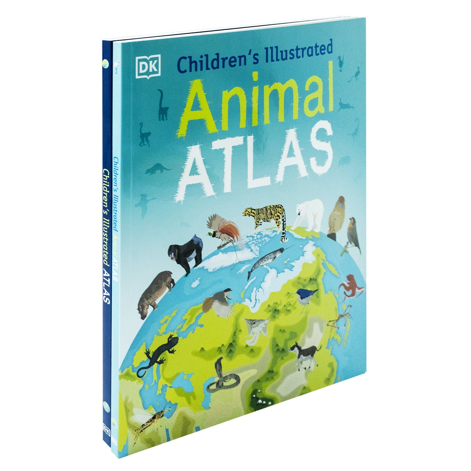 Children's Atlas Collection 2 Books Set by Andrew Brooks & DK – Illustrated Animal & Geography Atlases for Kids| Fun Learning, Exploration & Education