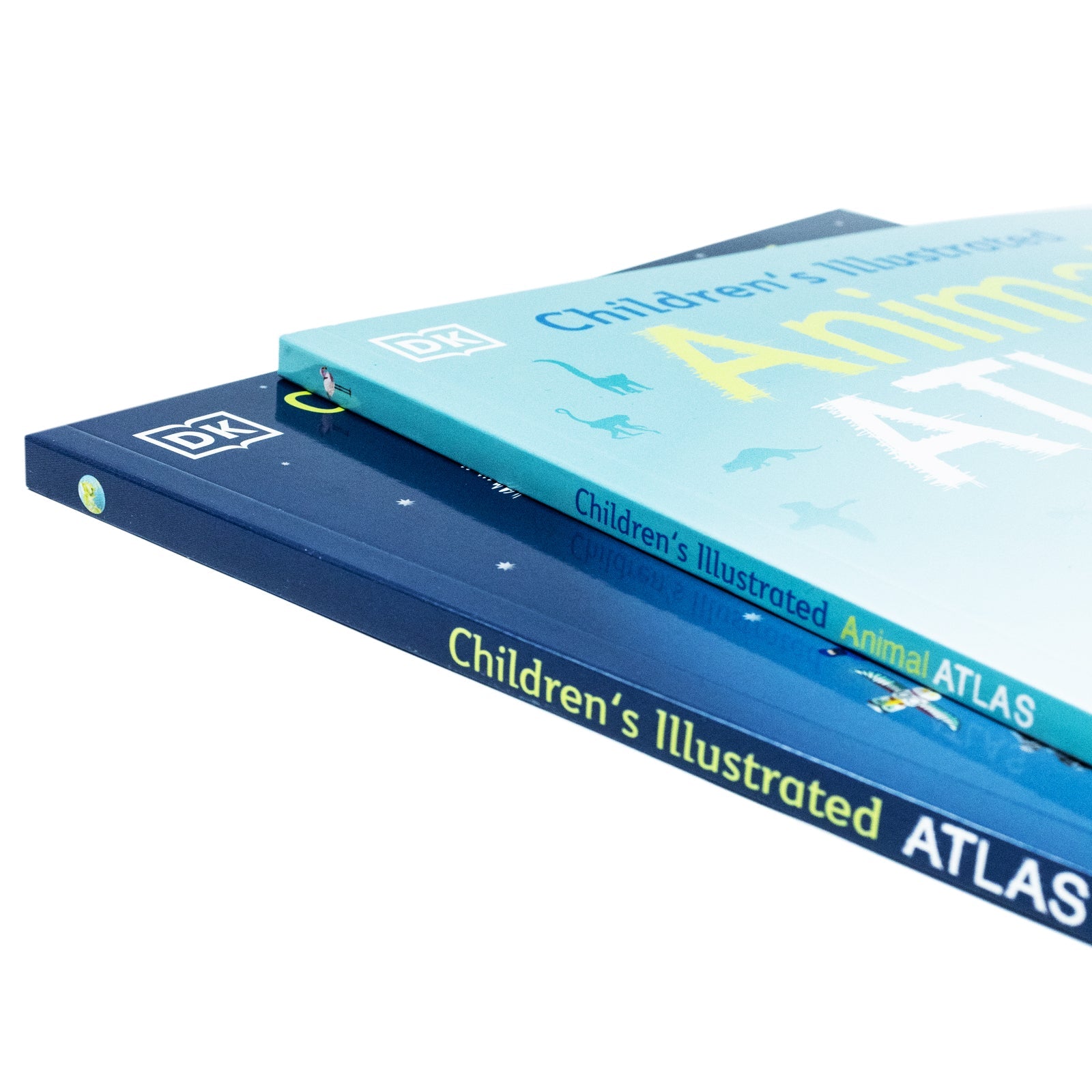 Children's Atlas Collection 2 Books Set by Andrew Brooks & DK – Illustrated Animal & Geography Atlases for Kids| Fun Learning, Exploration & Education