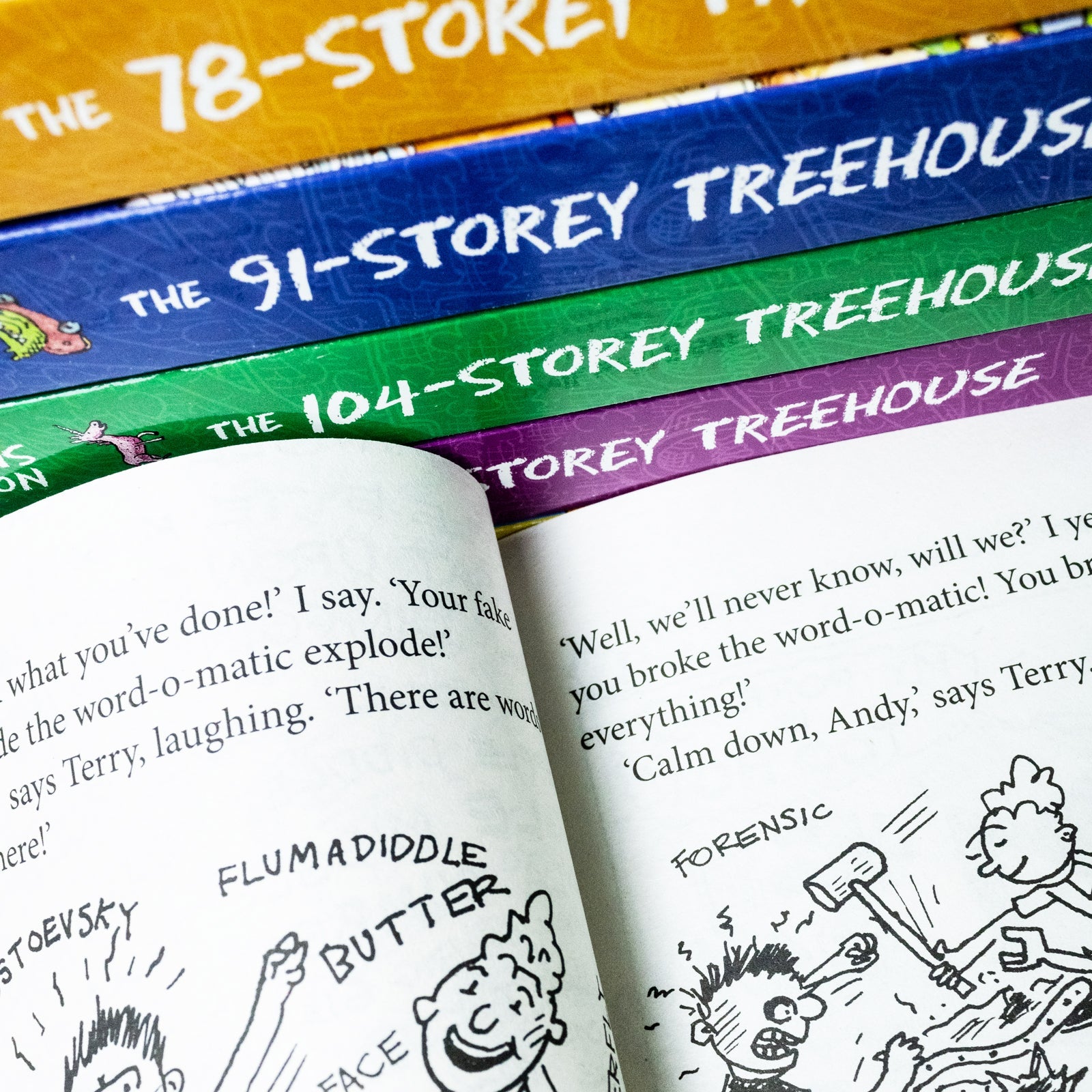 The Treehouse Story Books 1-11 Collection by Andy Griffiths – Includes 26-Storey Treehouse, and More – A Fun, Hilarious & Imaginative Kids' Series!