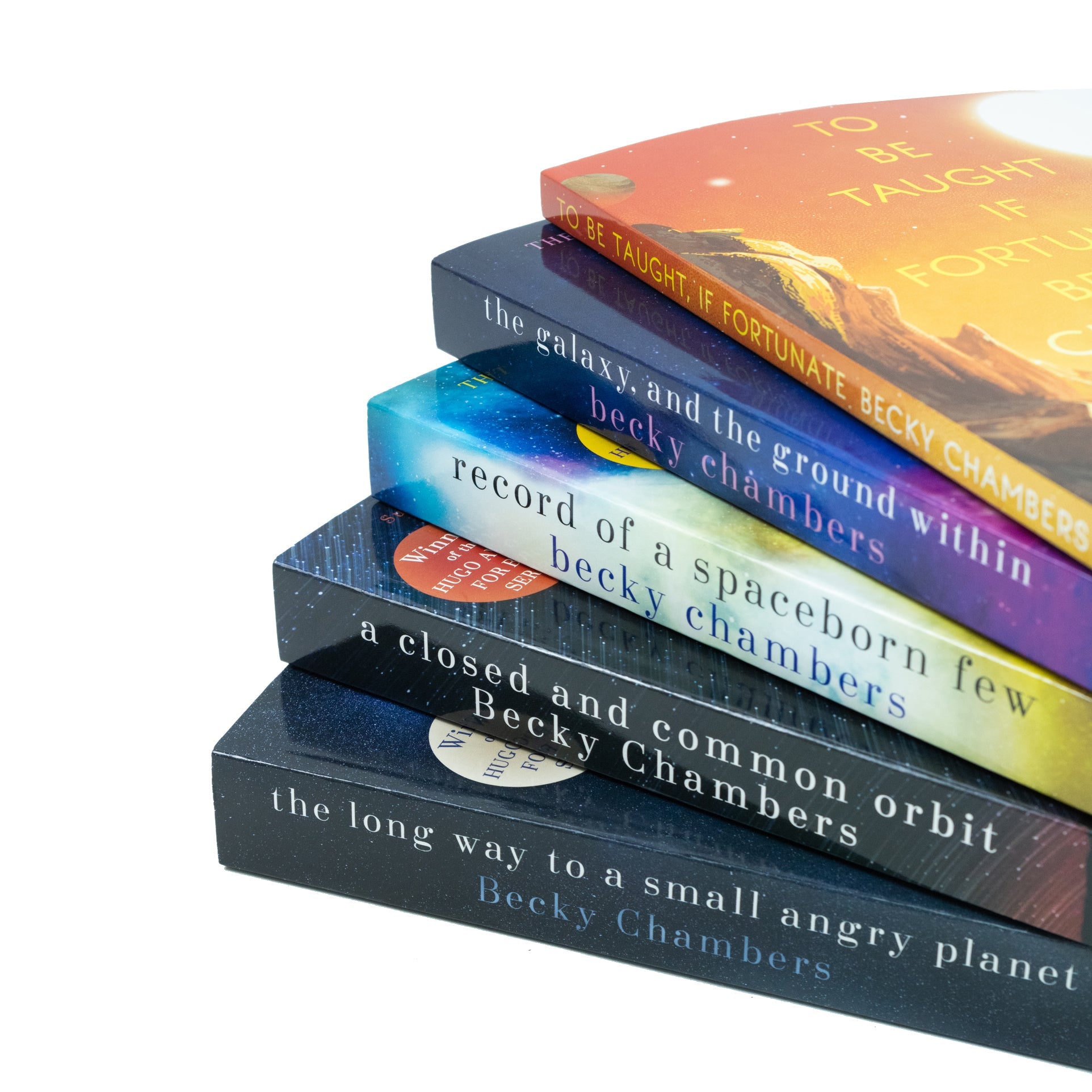 Wayfarers Series 5 Books Collection Set by Becky Chambers | Science Fiction, Space Adventure, Galaxy, Orbit, Sci-Fi Novels, Literature, Adventure
