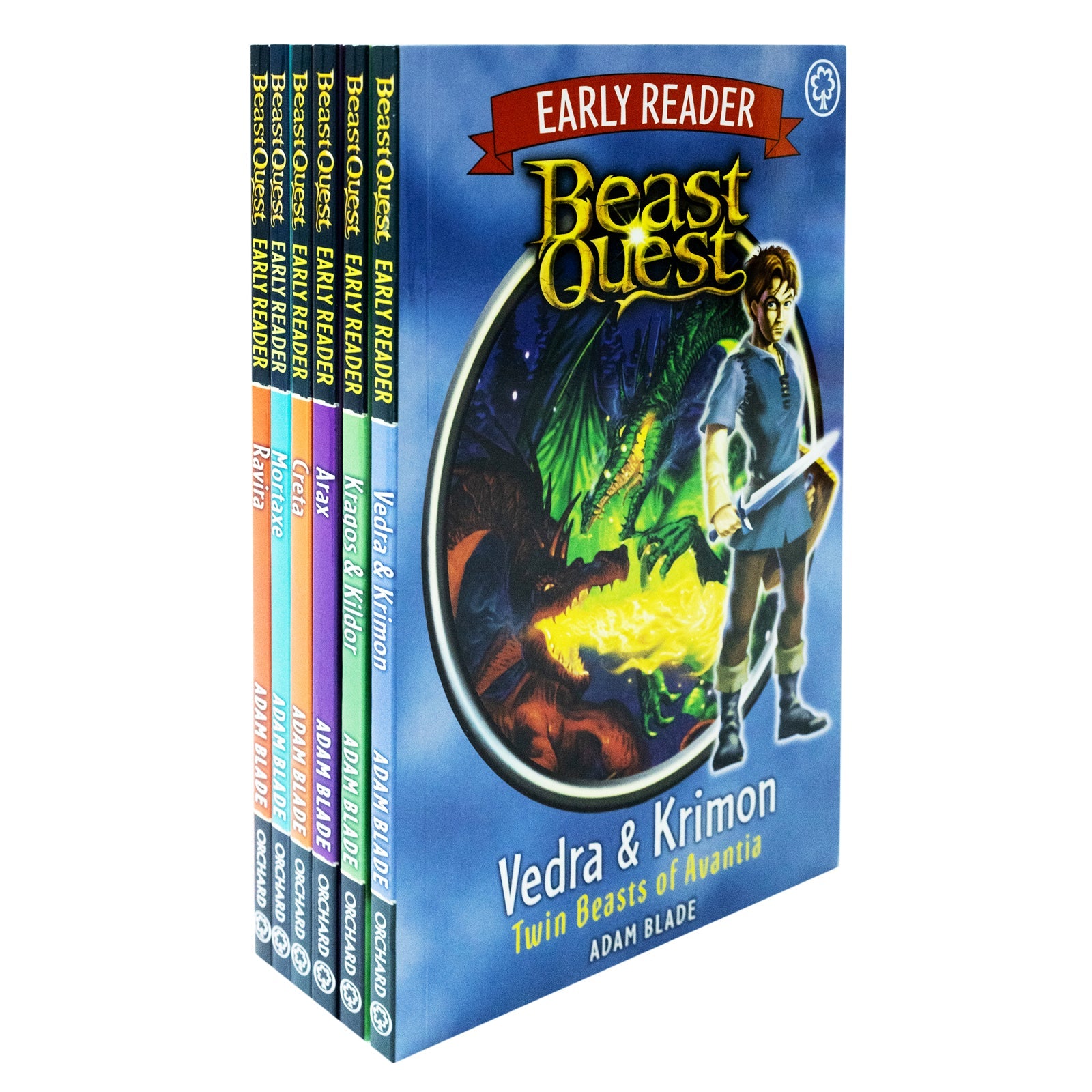 Beast Quest Early Reader Series by Adam Blade– 6 Book Collection for Ages 5–7, Fantasy Adventure Books for Kids, Illustrated Fun & Imaginative Reading