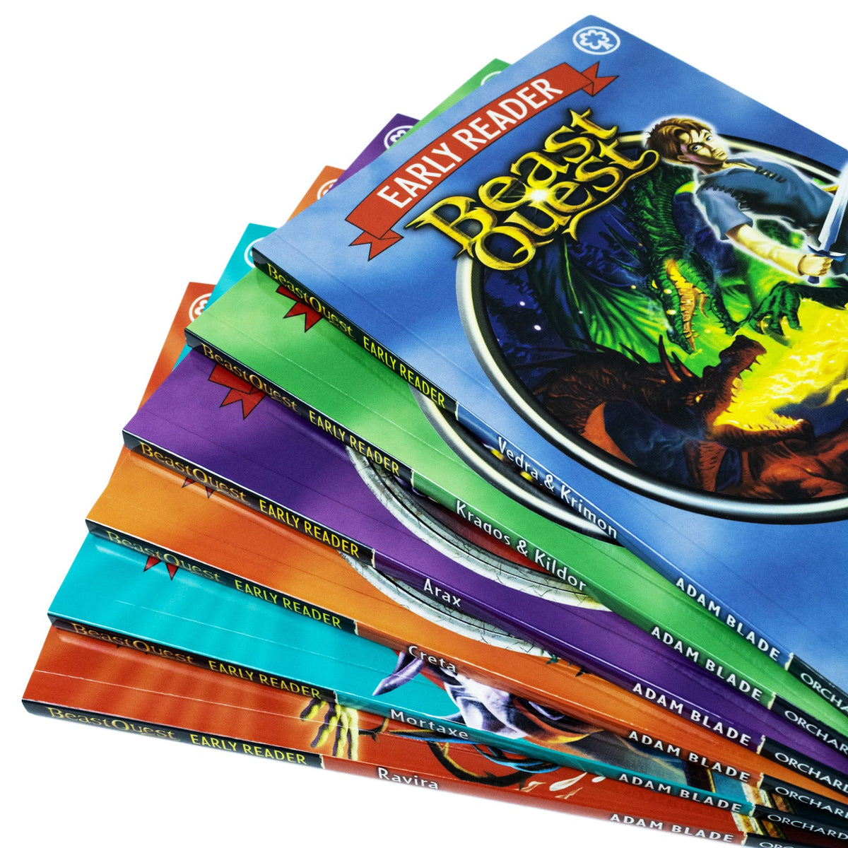 Beast Quest Early Reader Series by Adam Blade– 6 Book Collection for Ages 5–7, Fantasy Adventure Books for Kids, Illustrated Fun & Imaginative Reading