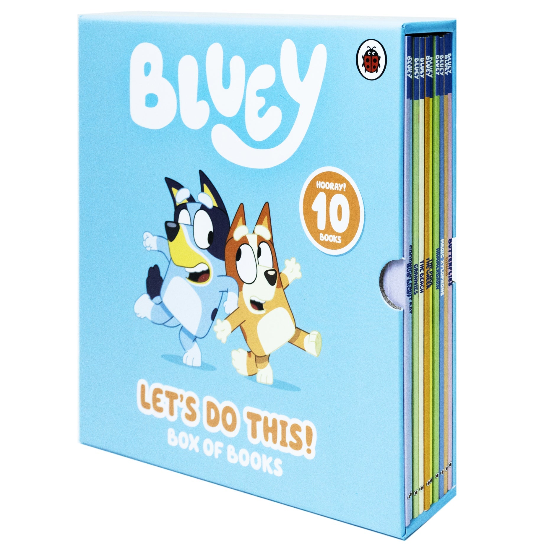 Bluey Let's Do This! 10-Book Picture Story Collection Box Set | Fun & Adventure-Filled Children's Stories | Family, Friendship, Learning & Imagination