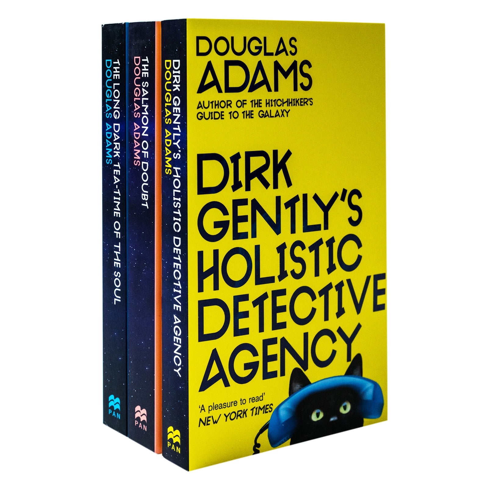 Dirk Gently Series 3 paperback Book Collection Set – Hilarious Mystery Fiction by Douglas Adams | Witty Detective Novels, Sci-Fi, Comedy,& Adventure