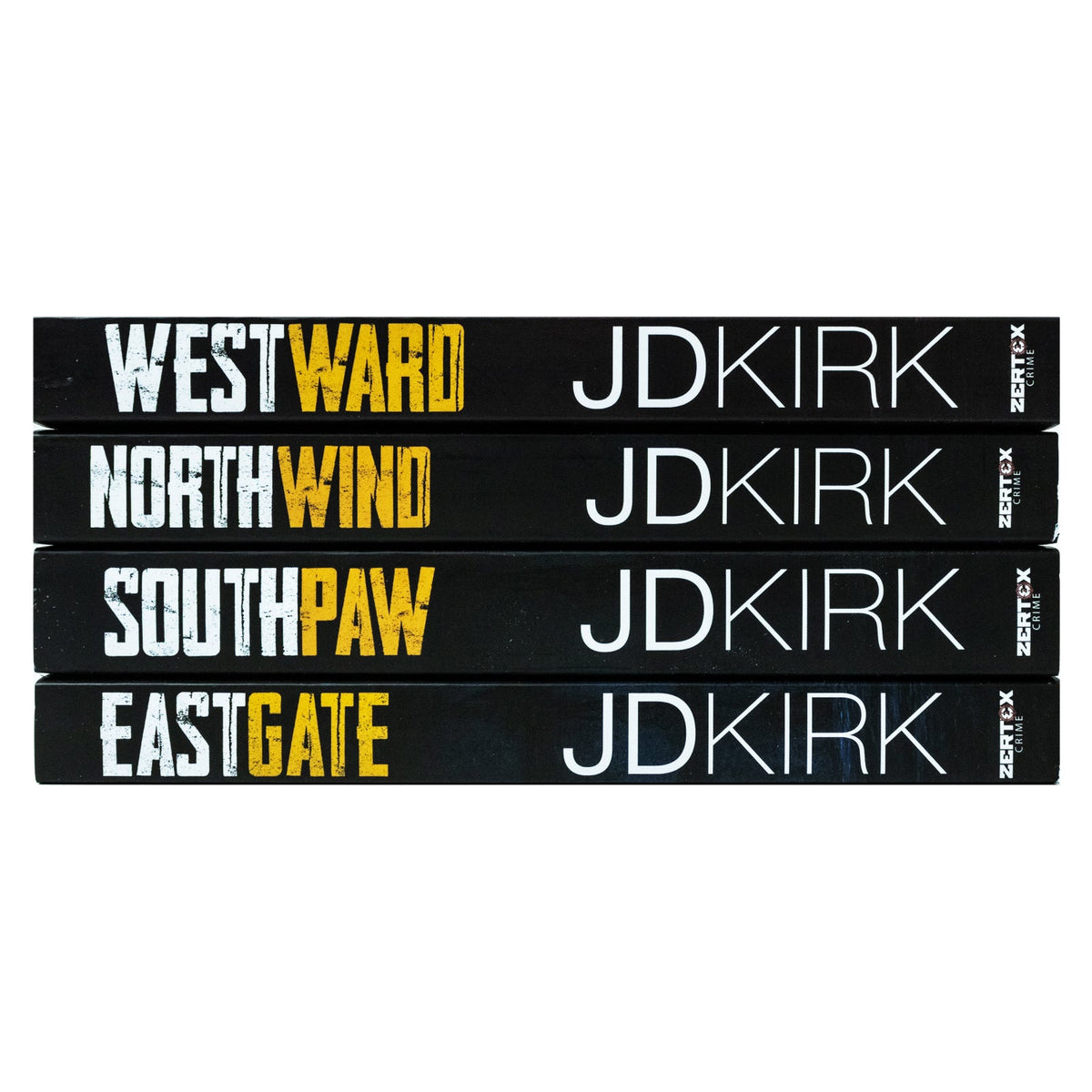 Robert Hoon Thrillers 4-Book Collection Set by JD Kirk | Crime,Mystery & Suspense Series– Northwind, Southpaw,Westward & Eastgate | Gripping Thrillers