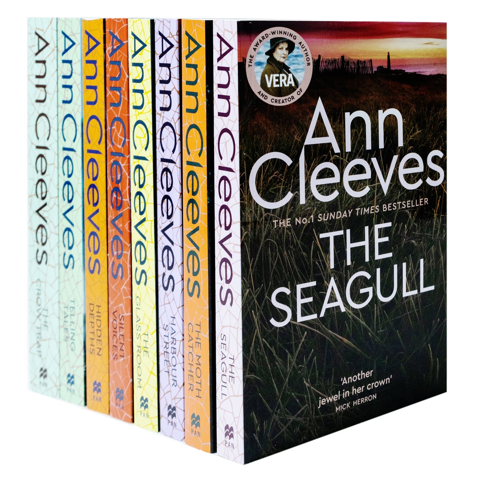 Ann Cleeves Vera Stanhope 8 Books Series Collection Set (The Seagull, Glass Room) - Mystery Crime Novels by Bestselling Author, British Fiction
