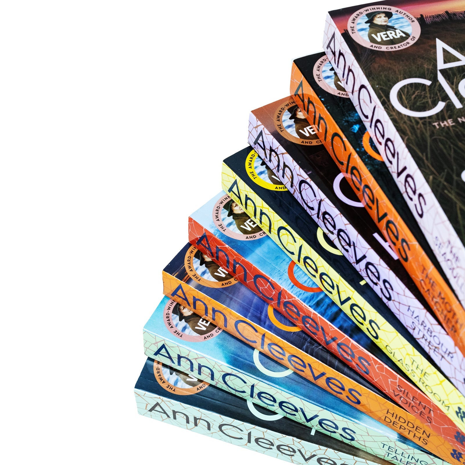 Ann Cleeves Vera Stanhope 8 Books Series Collection Set (The Seagull, Glass Room) - Mystery Crime Novels by Bestselling Author, British Fiction