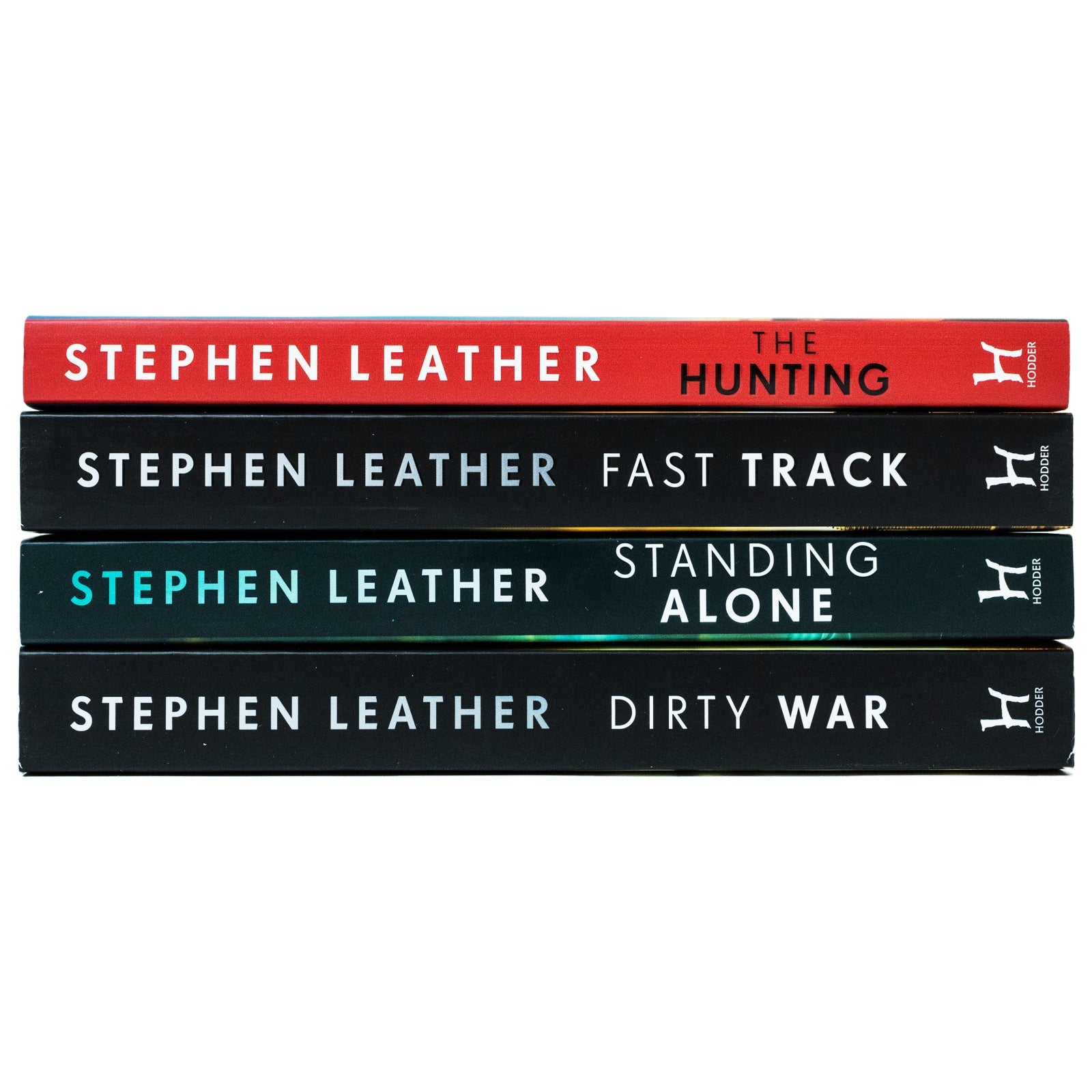 Stephen Leather Collection 4 Books Set (Hunting,Fast Track,Standing Alone,Dirty War )