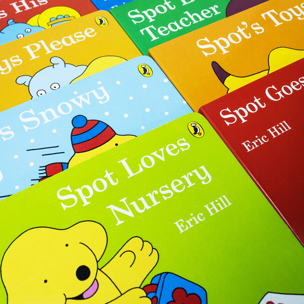Spot’s Story Collection 8 Book Set by Eric Hill– Fun Children’s Board & Picture Books| Interactive Animal Adventures, Early Learning & Bedtime Stories