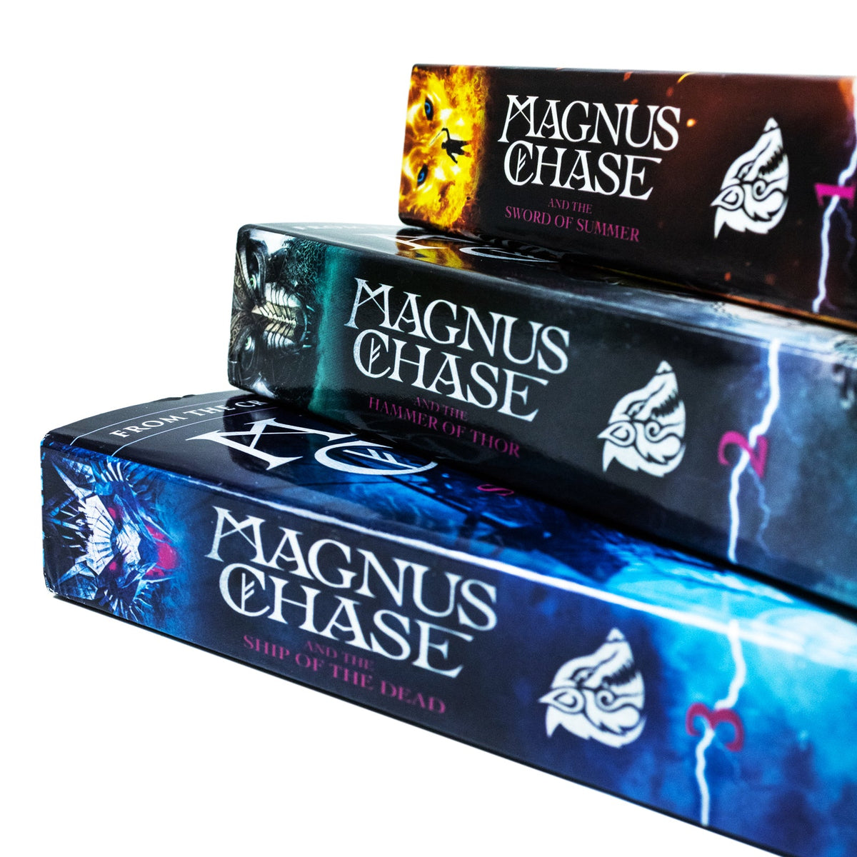 Magnus Chase and the Gods of Asgard Series 3 Book Set by Rick Riordan – Norse Mythology, YA Fantasy, Heroes, Action, Epic Adventure