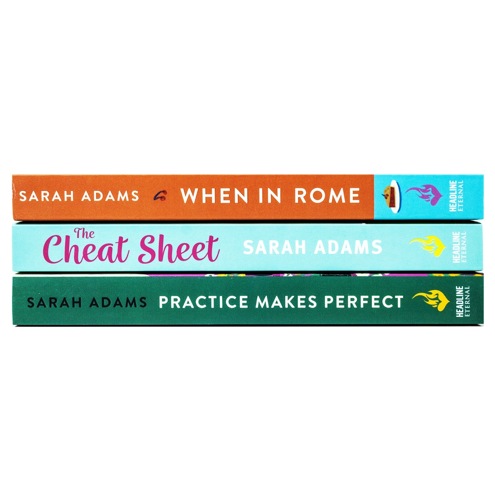 Sarah Adams Collection– 3 Book Set (The Cheat Sheet, When in Rome, Practice Makes Perfect) | Bestselling Contemporary Romance & Love Stories