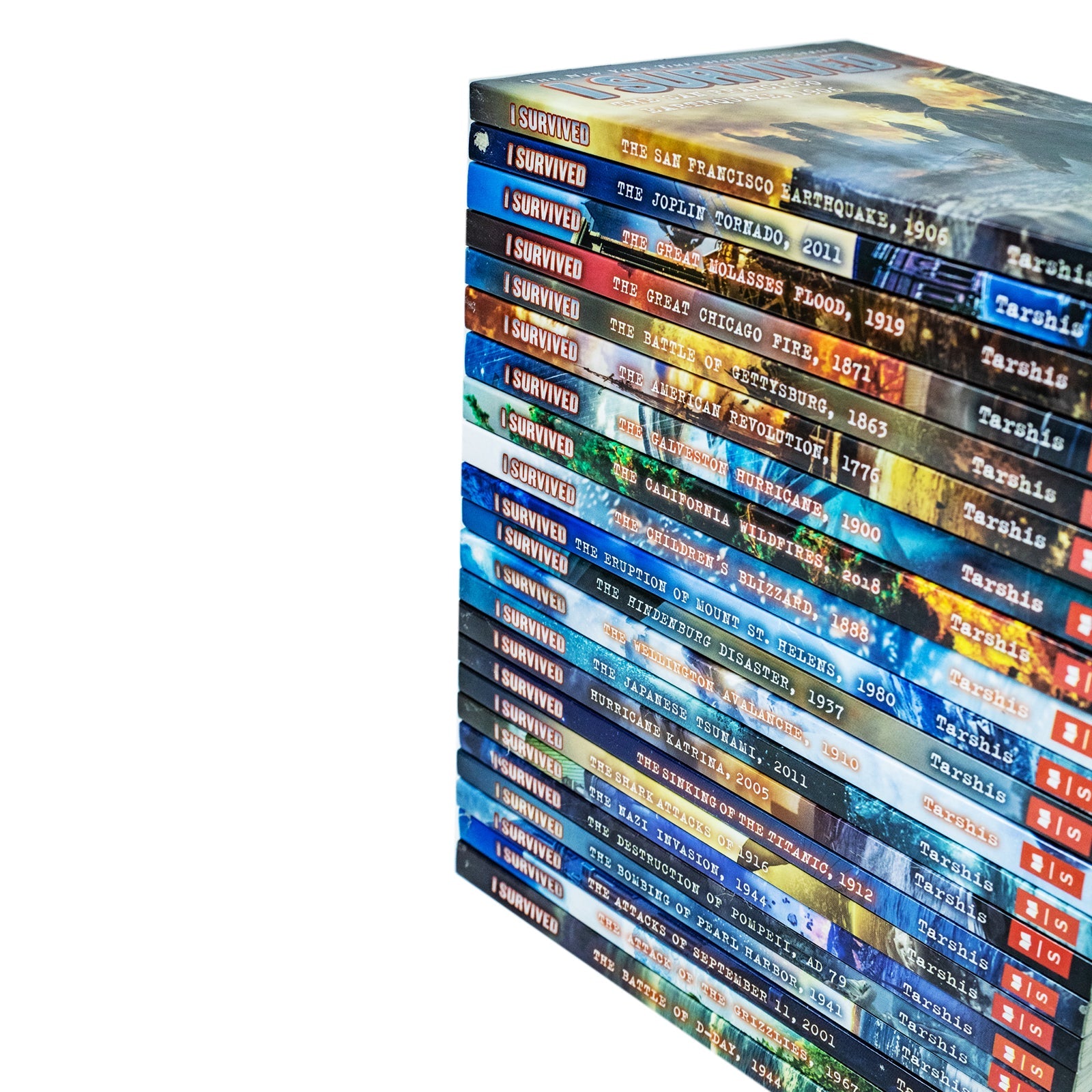 I Survived Series by Lauren Tarshis – 22-Book Collection Set | Thrilling Children's Adventure, Historical Fiction & Survival Stories for Young Readers