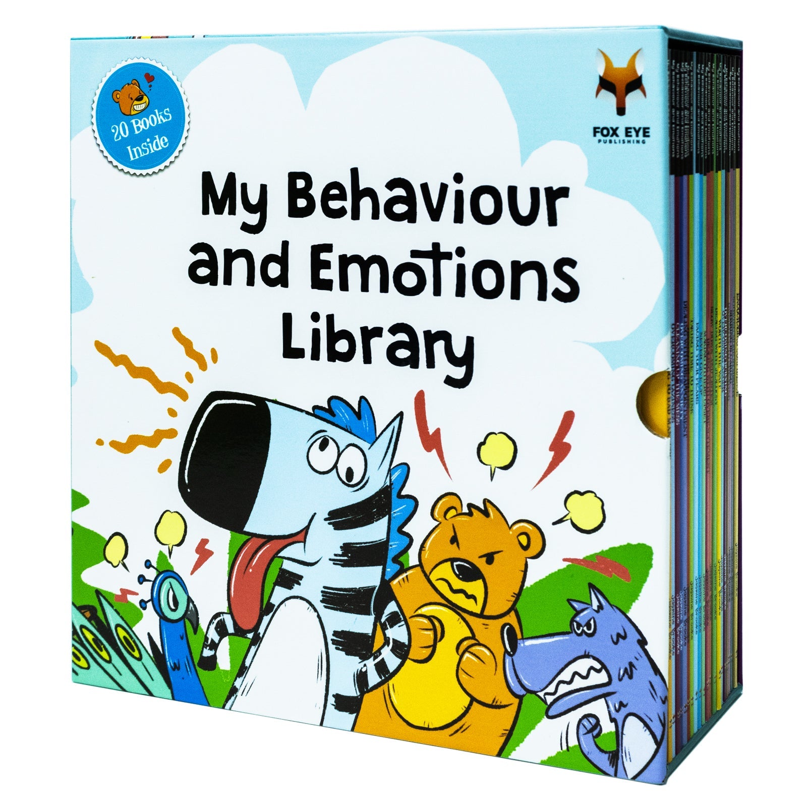 My Behaviour and Emotions Library 20-Book Set | Children's Self-Help on Anxiety, Confidence, Kindness, Anger & More | Emotional Intelligence for Kids