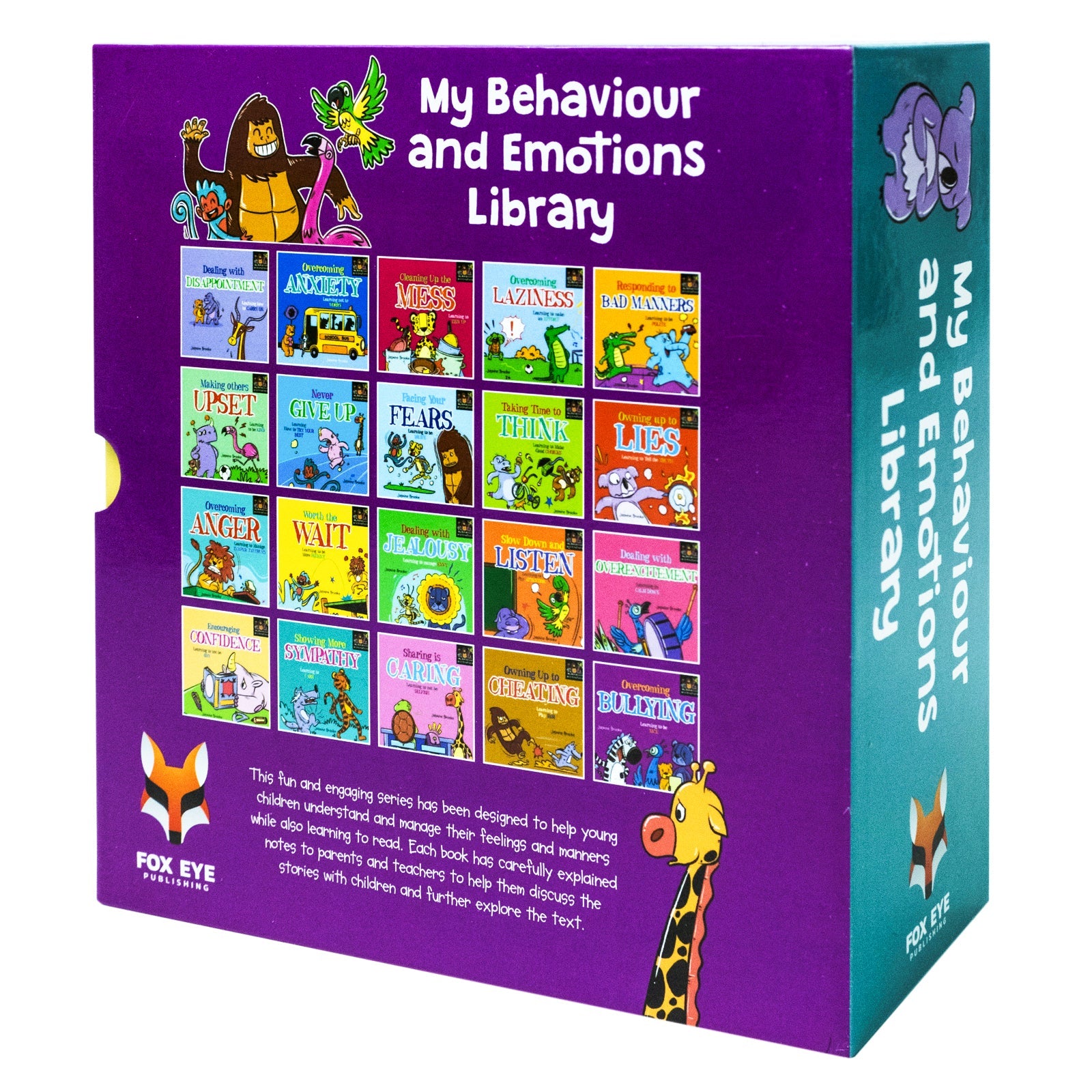 My Behaviour and Emotions Library 20-Book Set | Children's Self-Help on Anxiety, Confidence, Kindness, Anger & More | Emotional Intelligence for Kids