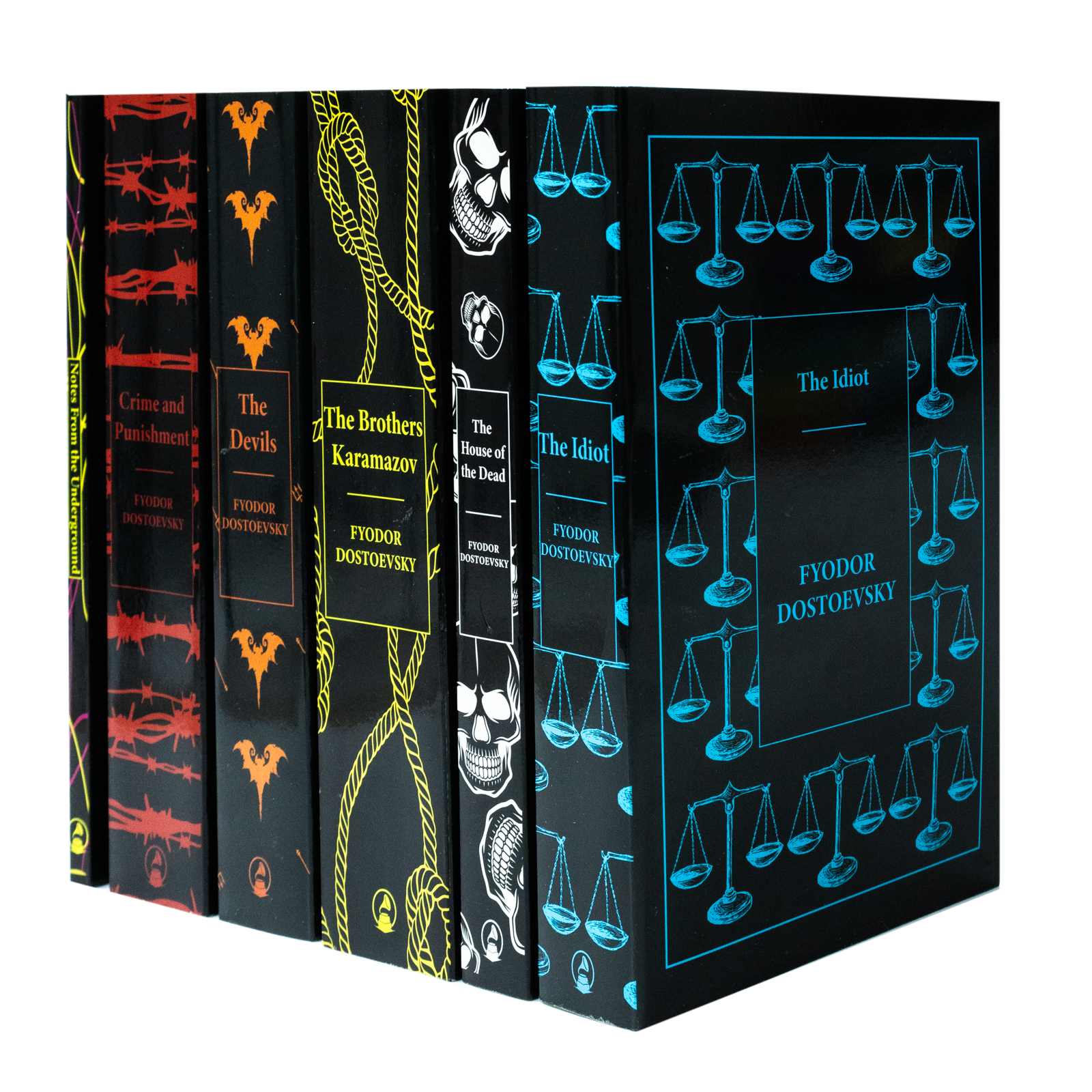 Complete Collection of Fyodor Dostoevsky: 6-Book Set – Crime and Punishment, Brothers Karamazov, The Idiot & More Russian Classics for Young Readers