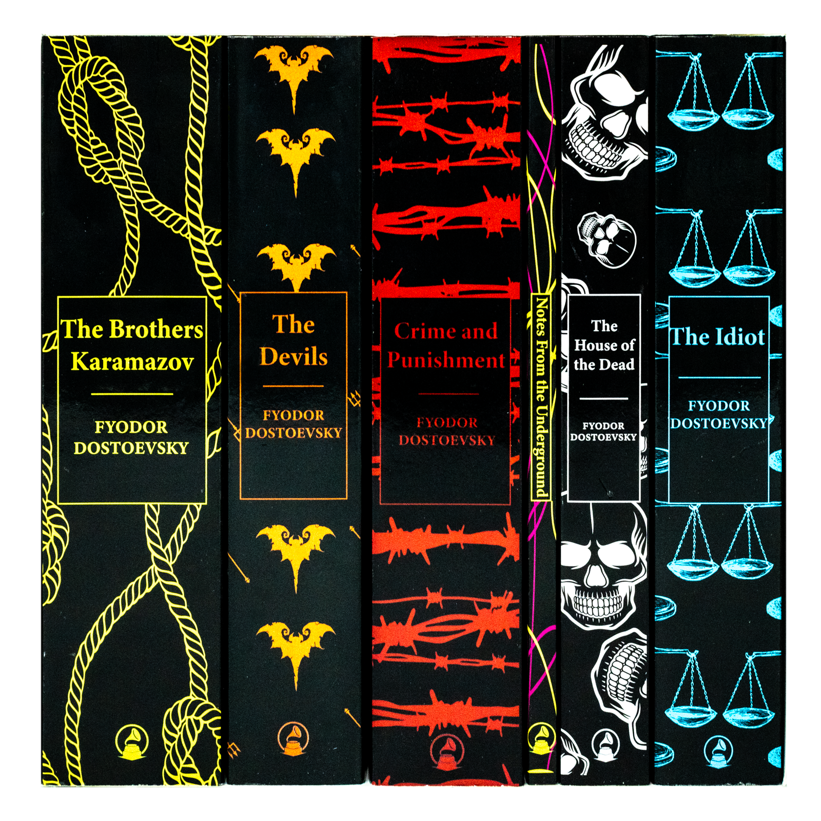 Complete Collection of Fyodor Dostoevsky: 6-Book Set – Crime and Punishment, Brothers Karamazov, The Idiot & More Russian Classics for Young Readers