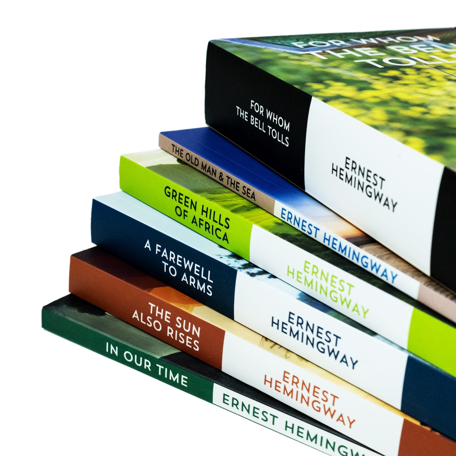 Ernest Hemingway Collection 6 Books Set: For Whom The Bell Tolls, The Old Man and the Sea, A Farewell to Arms & More – Timeless Classics of Literature