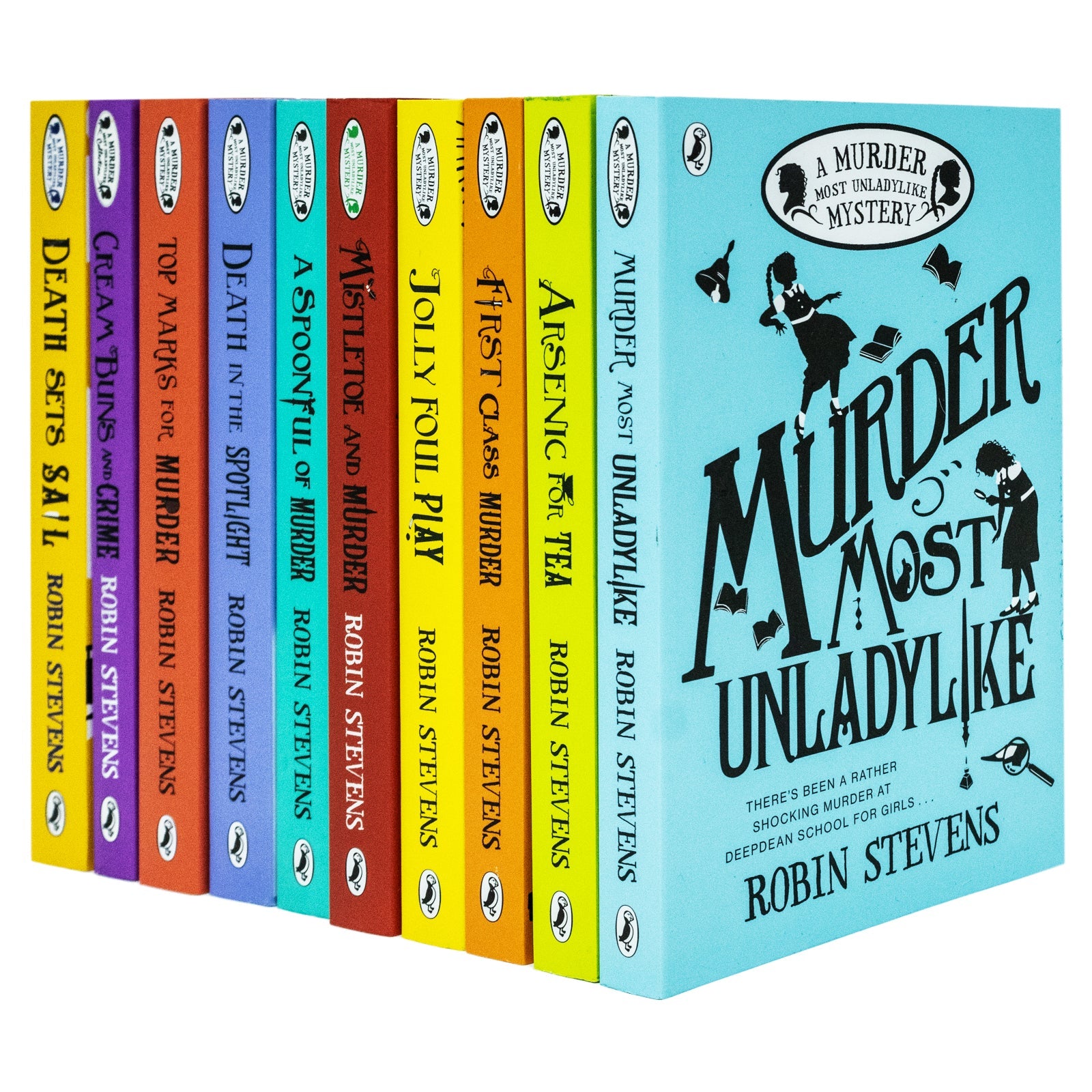 A Murder Most Unladylike Mystery Series 10 Books Collection Set by Robin Stevens | Children's Detective Fiction, Fun School Adventures, Sleuths, Humor