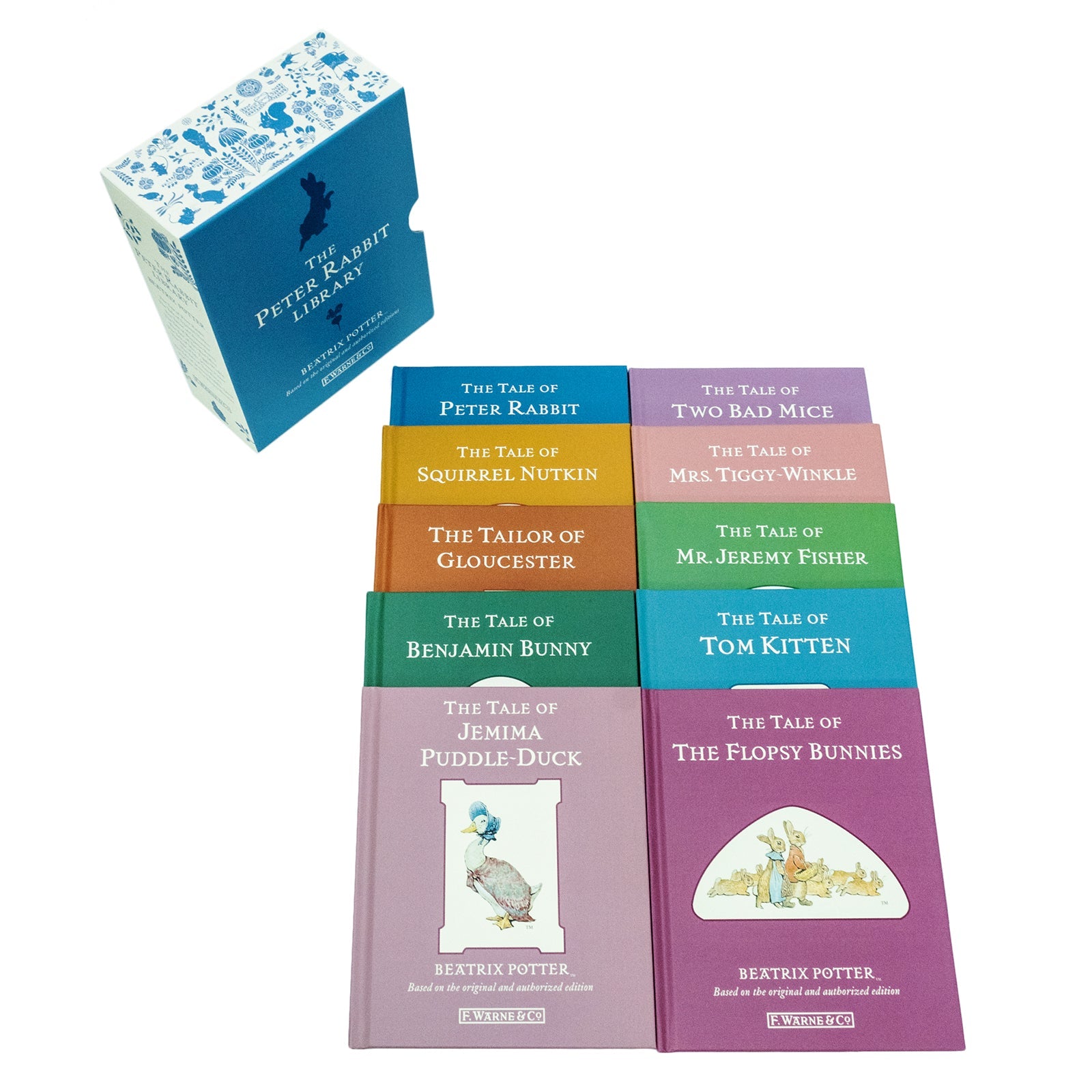 Peter Rabbit 10-Book Box Set by Beatrix Potter – Classic children's books, illustrated bunny tales, bedtime stories, perfect gift for ages 0–6