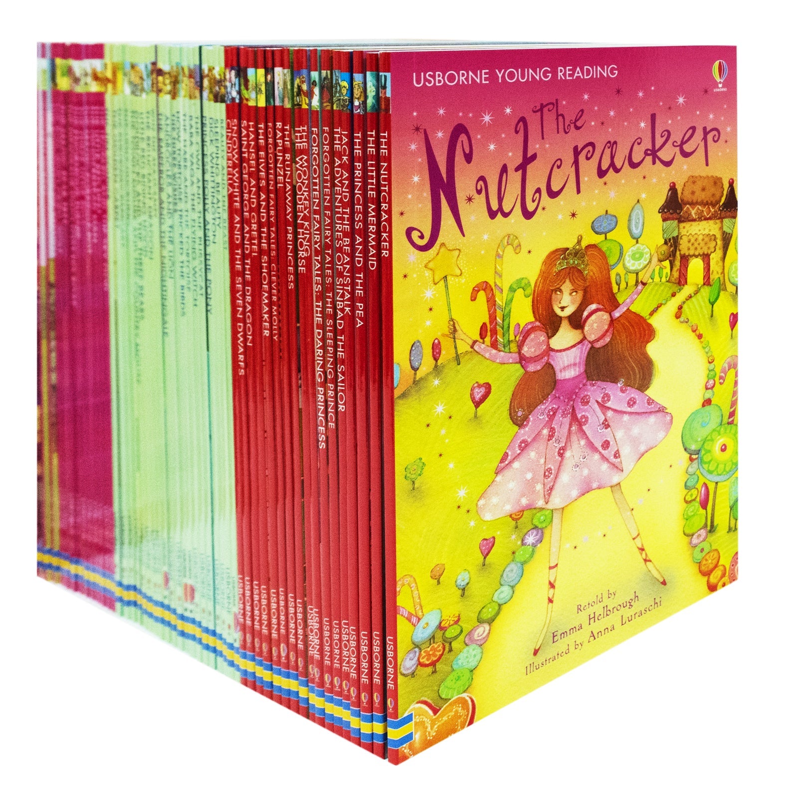 Usborne My Second Reading Library ā 50 Paperback Books Box Set Collection (Red)| Engaging Children's Books for Learning, Fun & Reading Skills (Age 6+)