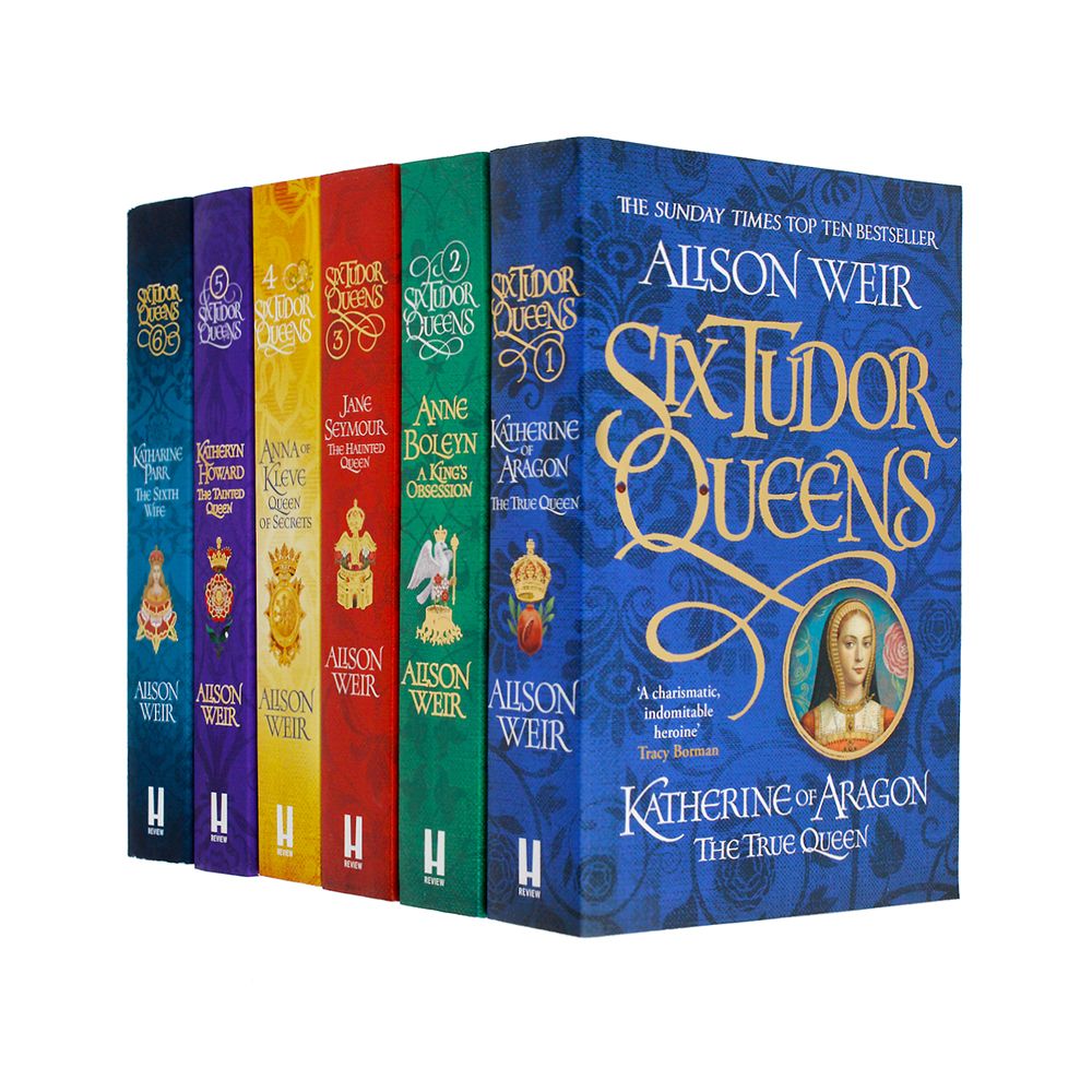 Alison Weir Six Tudor Queens Collection 6-Book Set – Historical Fiction on Katherine of Aragon, Anne Boleyn & More | Tudor History & English Monarchy